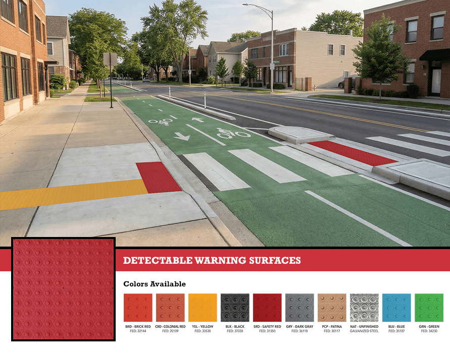 An example of a Detectable Warning Surface