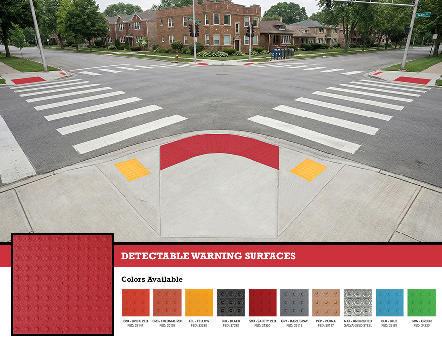 An example of a Detectable Warning Surface