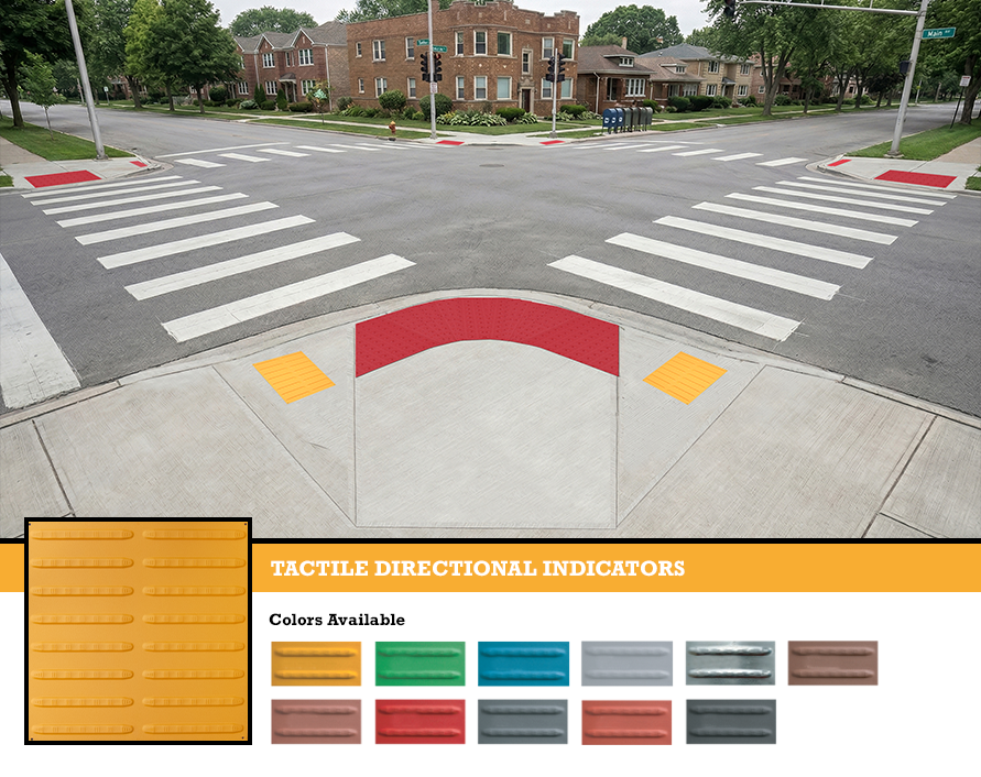 An example of a Tactile Direction Indicator