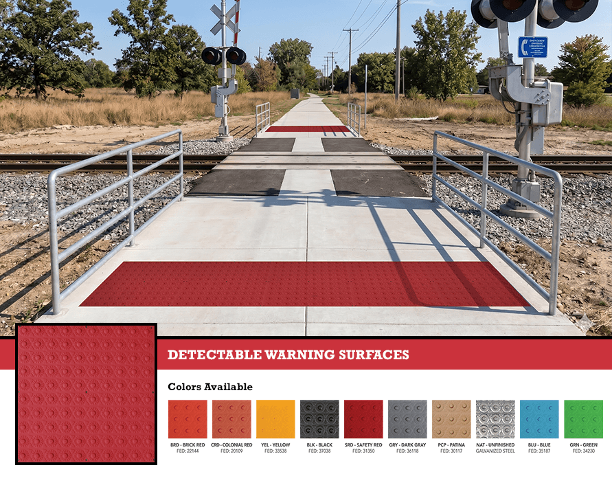 An example of a Detectable Warning Surface