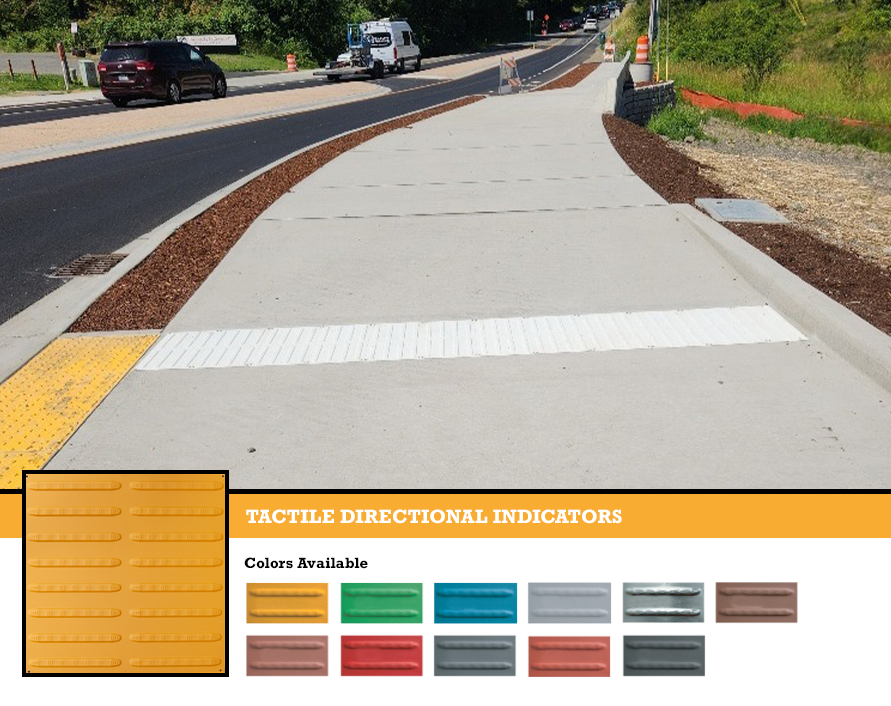 An example of a Tactile Direction Indicator